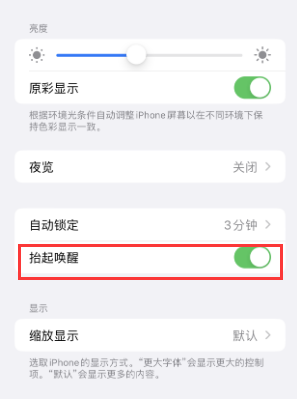 弋阳苹果授权维修站分享iPhone轻点无法唤醒怎么办