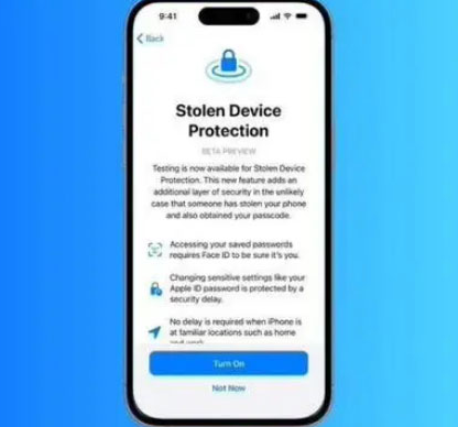 弋阳苹果授权维修店分享被盗设备保护功能开启方法 