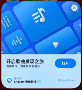 弋阳苹果14维修站分享iPhone14音乐识别功能使用方法 