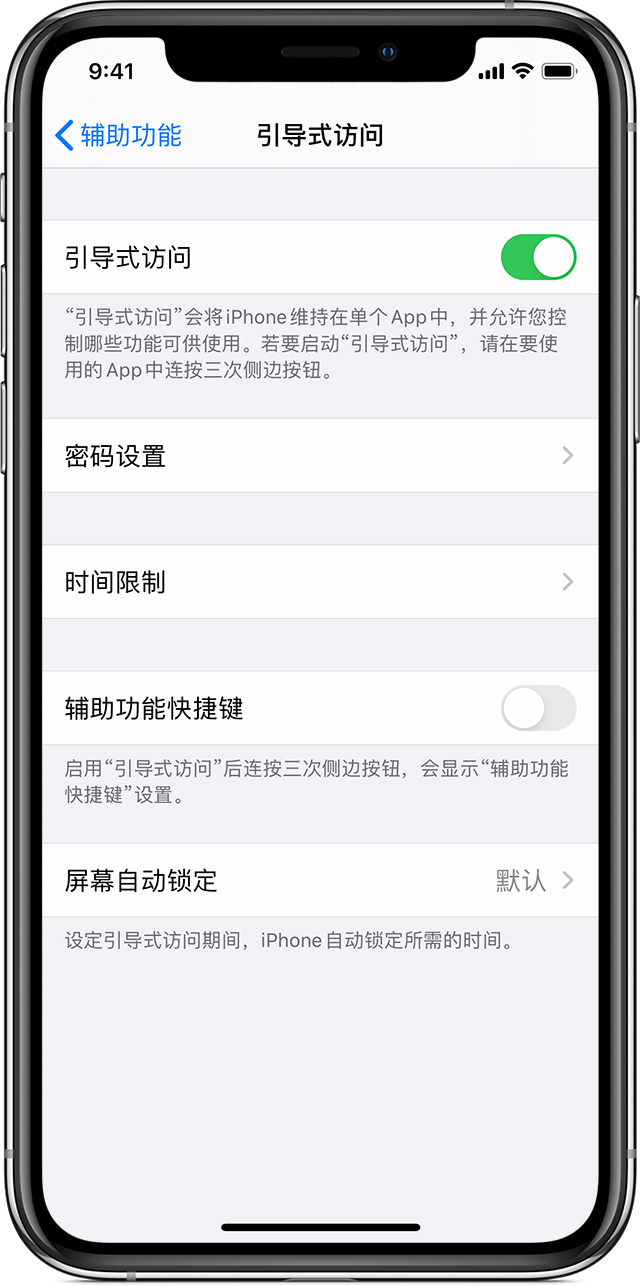 弋阳苹果手机维修分享如何在 iPhone 上退出引导式访问 