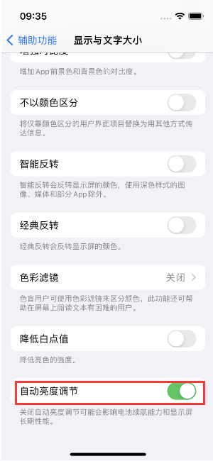 弋阳苹果15维修店分享iPhone 15 Pro系列屏幕亮度 