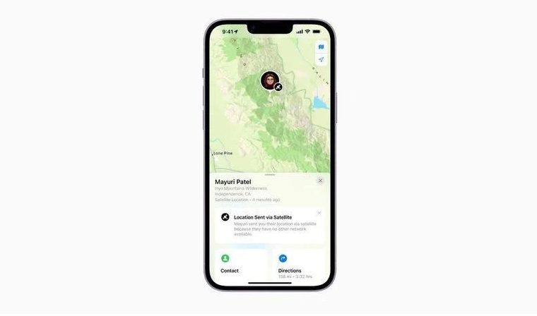 弋阳苹果14维修分享iPhone14系列中 FindMy功能通过卫星分享位置方法教程 