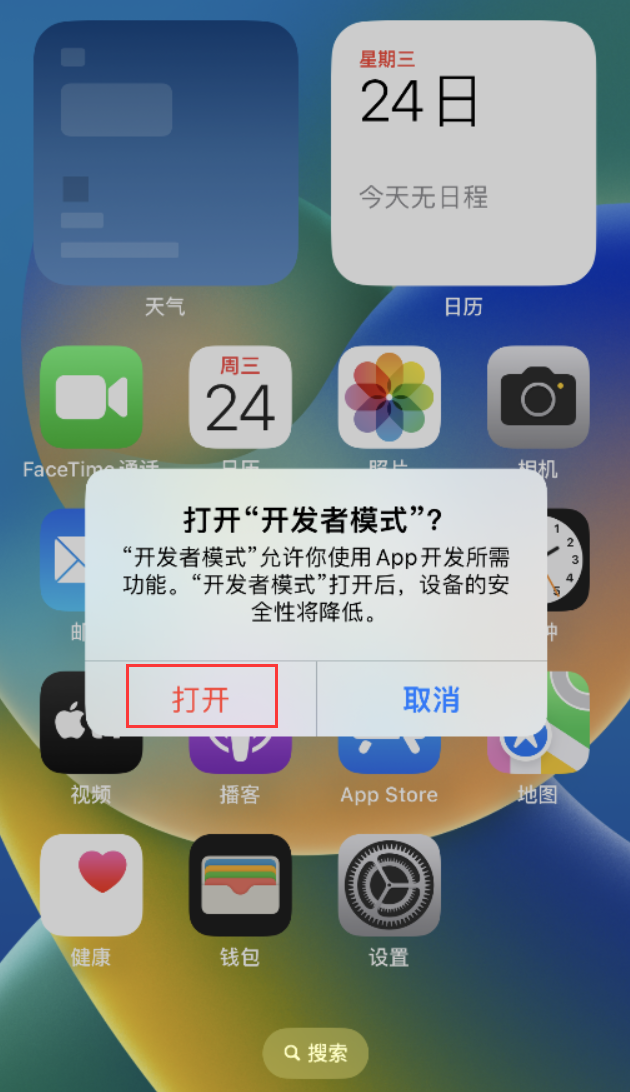 弋阳苹果手机维修分享如何打开开发者模式 